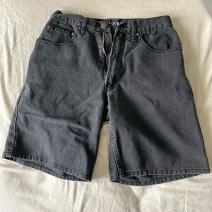 Black Jean shorts